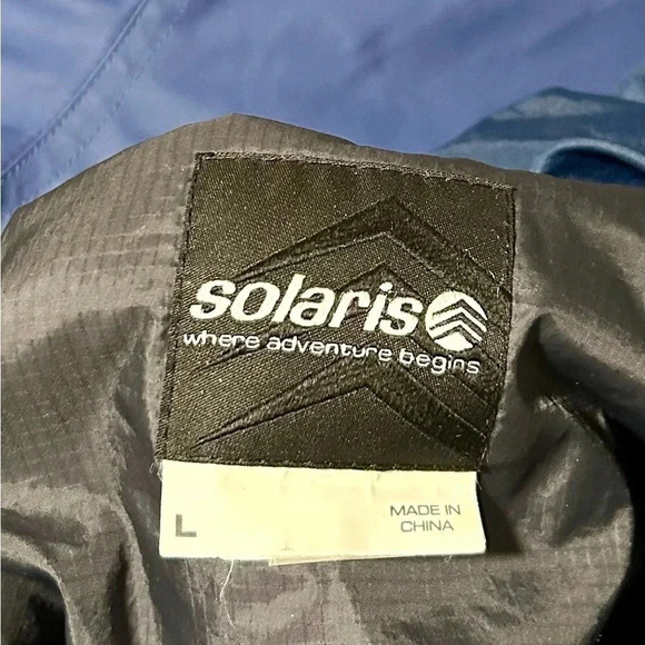 Gently Worn Solaris Blue Jacket, Size L - Picture 3 of 4